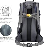 60L Waterproof Lightweight Hiking Backpack with Rain Cover, Outdoor Sport Travel Daypack for Climbing Camping Touring