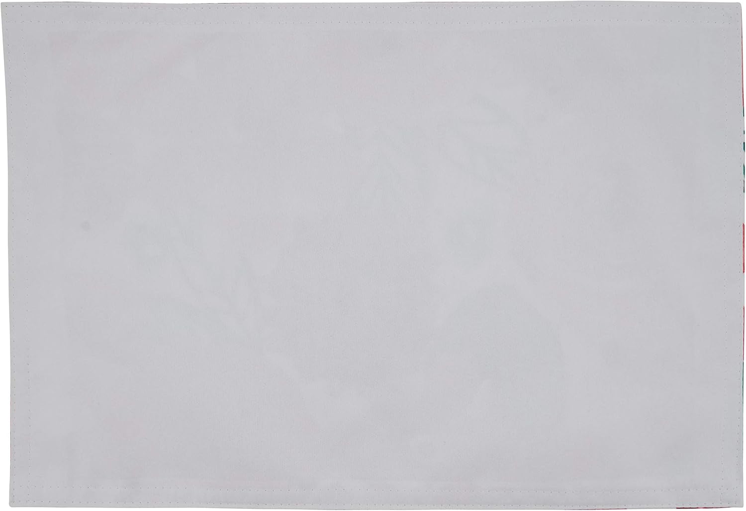 SARO LIFESTYLE Santa Monica Floral Placemat (Set of 4), Multi, 13"x19"
