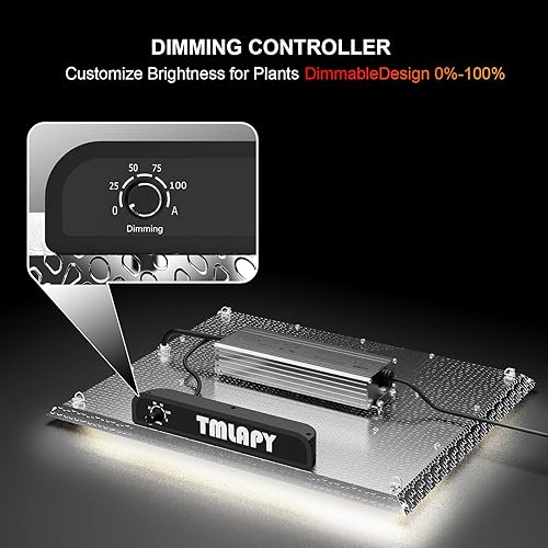 Miniatura 14 de Luz LED de crecimiento de 260 W, espectro completo con IR UV, regulable y cadena de margaritas, lámpara de cultivo colgante para tienda de plántulas