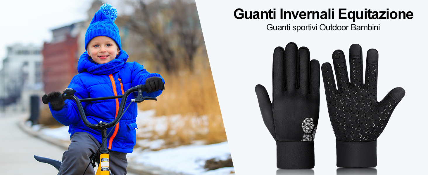 BAOSROY Guanti Invernali,Touch Guanti Touch Screen,Guanti Da Cicliso - 6
