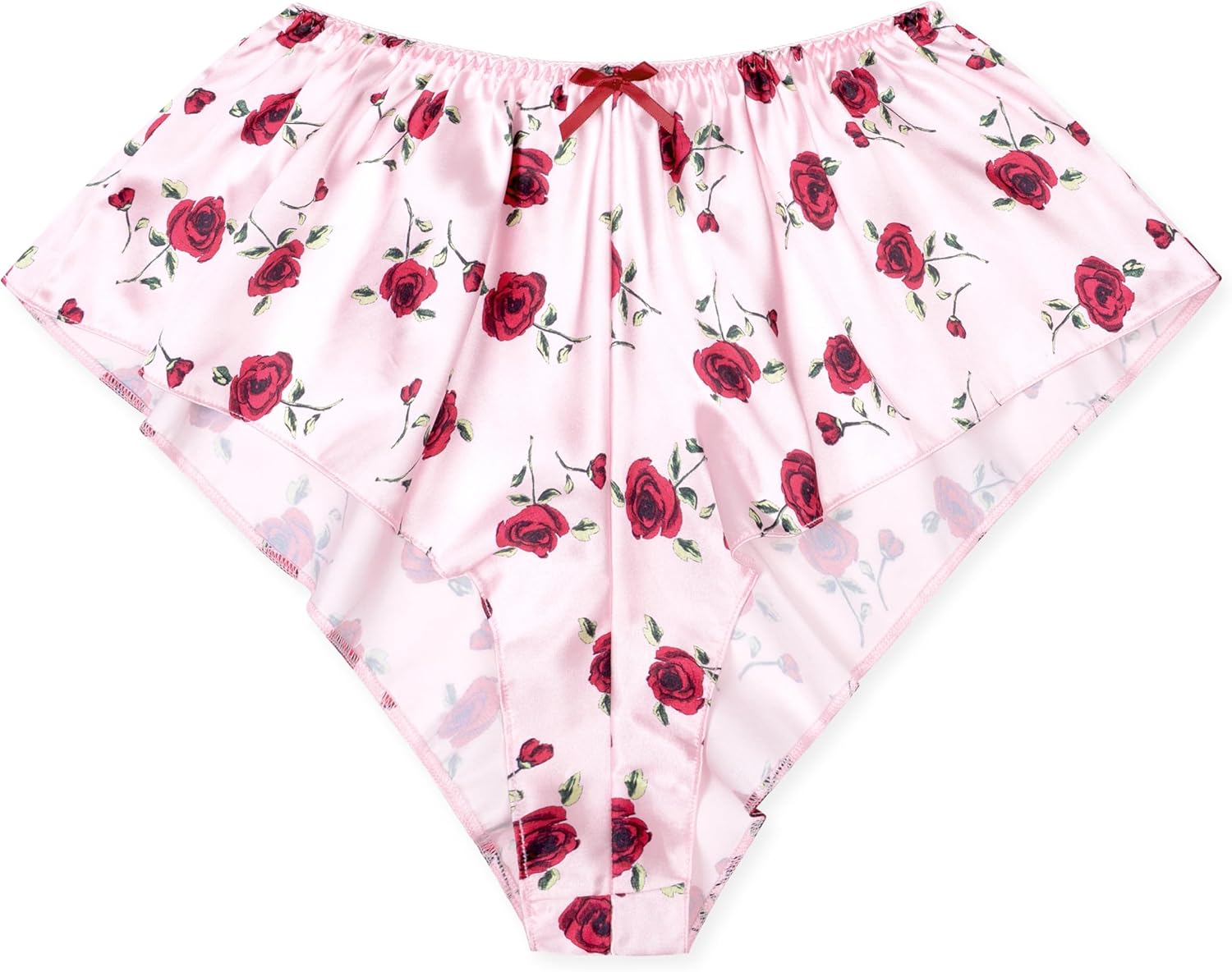 Satini Women's Satin Fluted French Skirt Shorts Knickers Briefs Panties - Image 6