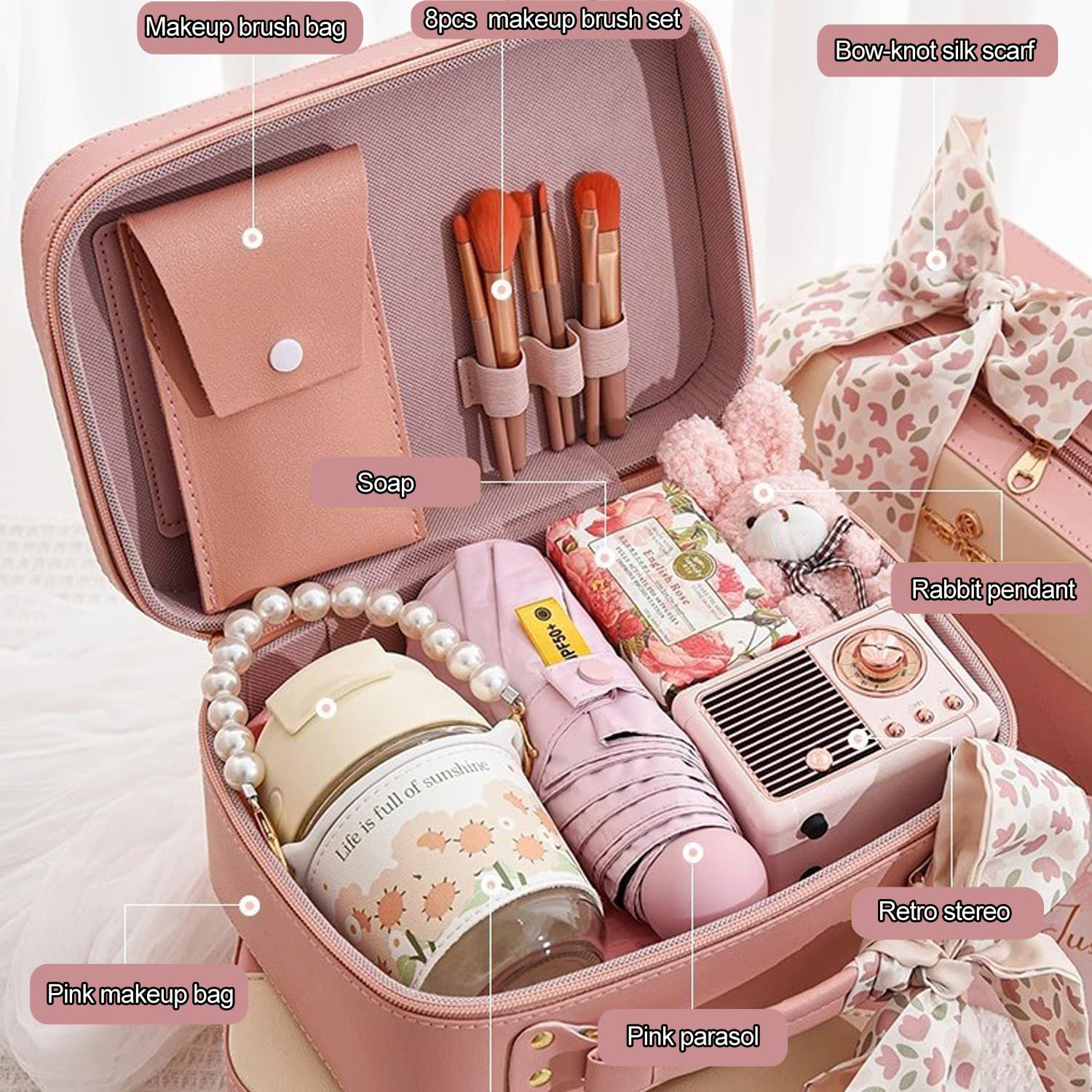 B,Geburtstagsgeschenk für Frauen, Entspannung Geschenkbox für Frauen Beste Freundin, Geschenkset Frau Freundin Schwester Kollegin Mama zum Geburtstag Weihnachten Valentinstag Muttertag