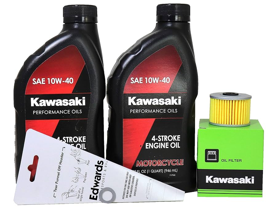 Amazon.com: 2009 Kawasaki KLX250T9F (KLX250S) Oil Change Kit