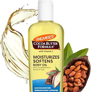 Palmer's Cocoa Butter Moisturizing Body Oil with Vitamin E - 48HR Hydration, Instant Glow for Dry Skin, 8.5oz
