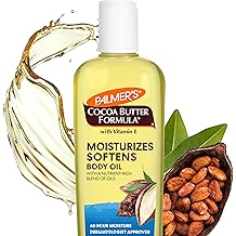 Palmer's Cocoa Butter Moisturizing Body Oil with Vitamin E, Radiant Looking Glow and Skin Hydration, Instant Absorption, Bath, Body and Shower, 8.5 Ounces