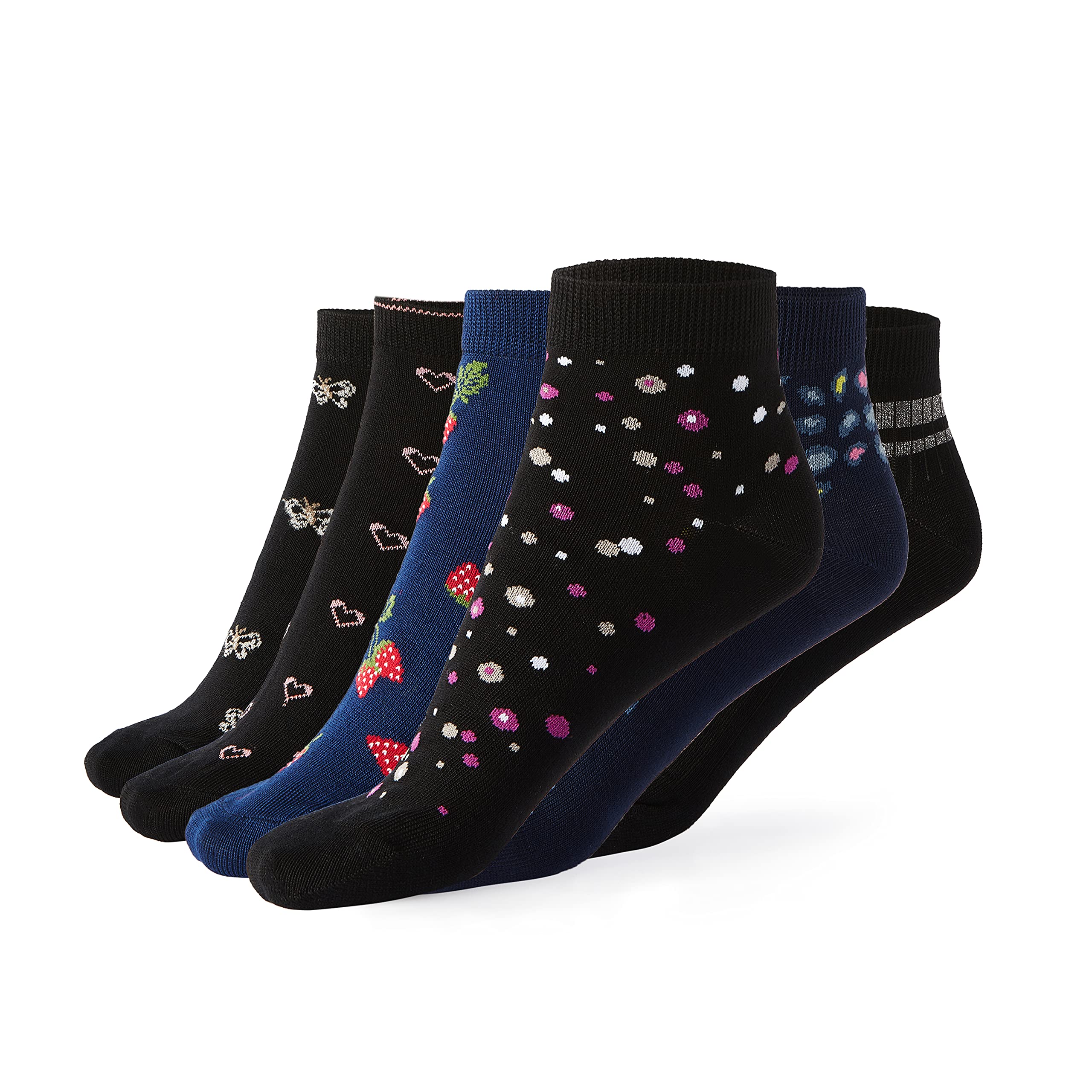 Calzini Donna Alti Calzini Donna Magiarte - 6 Paia Cotone Pettinato Per Calzini Donna Alti Calzini Donna Magiarte - 6 Paia Cotone Pettinato Per