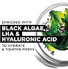 Garnier Pure Charcoal and Algae Sheet Mask, Purifying and Hydrating Face Mask With Hyaluronic Acid, LHA & Black Algae, Tightens Enlarged Pores & Purifies Skin, Vegan Tissue Mask, 28g