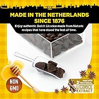 Vista 3 de Gustaf's Regaliz holandés de miel de colmena - bolsa de 5.29 onzas