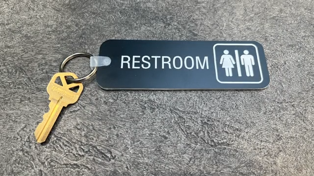 Amazon.com: SmartSign Engraved Unisex Restroom Keychain or Key Tag
