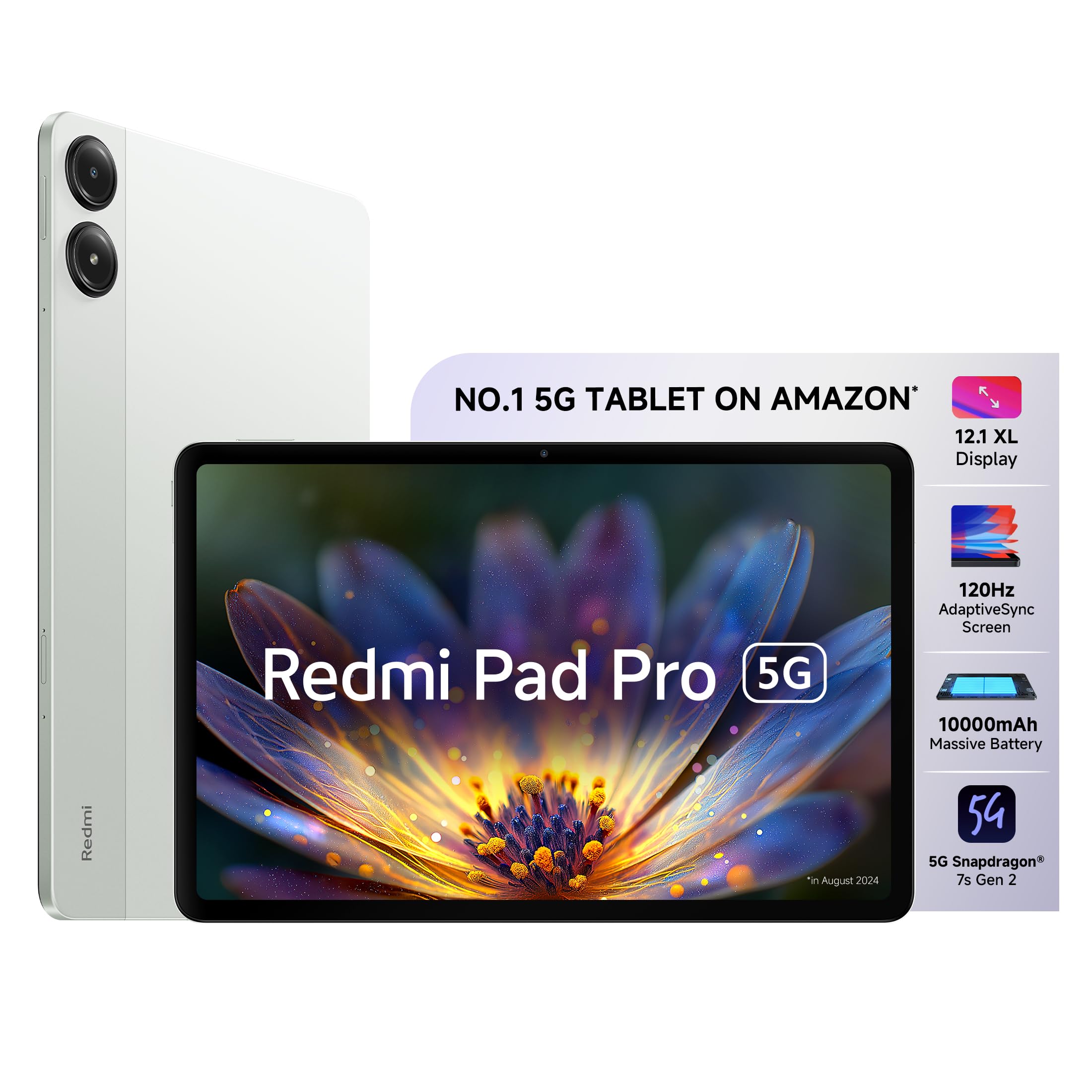 Redmi Pad Pro 5G |Snapdragon 7s Gen 2|30.7cm(12.1) Tablet|33+ Days