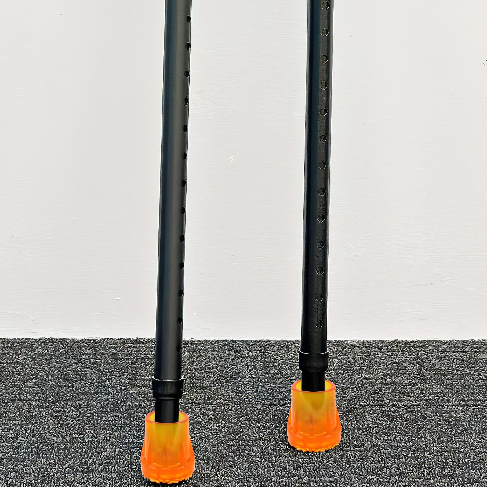 Abaodam 8 Piezas Puntas Antideslizantes para Muletas Tapas para Bastones y Palos de Apoyo Almohadillas de Caucho Duraderas con Agarre Mejorado para Usuarios Mayores y Rehabilitación