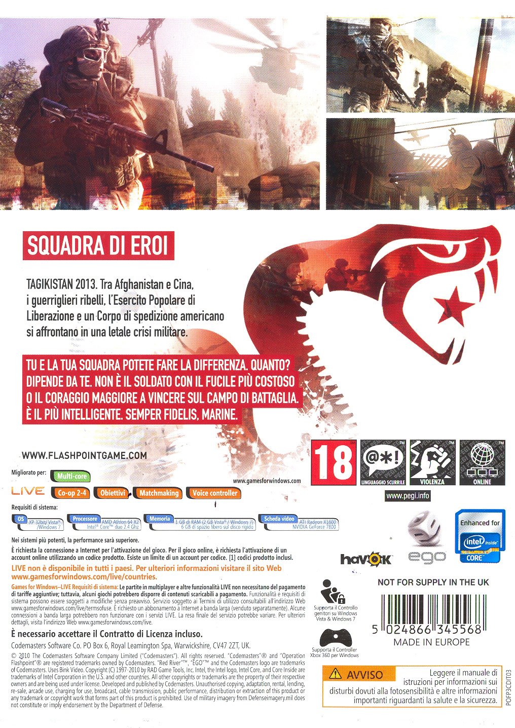 Test] Operation Flashpoint : Red River sur PS3