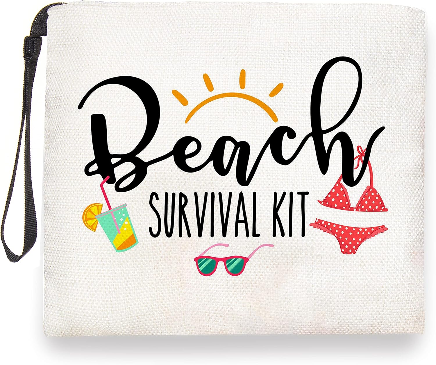 Beach Survival Kit Beach Make up Bag Cosmetic Bag for Women