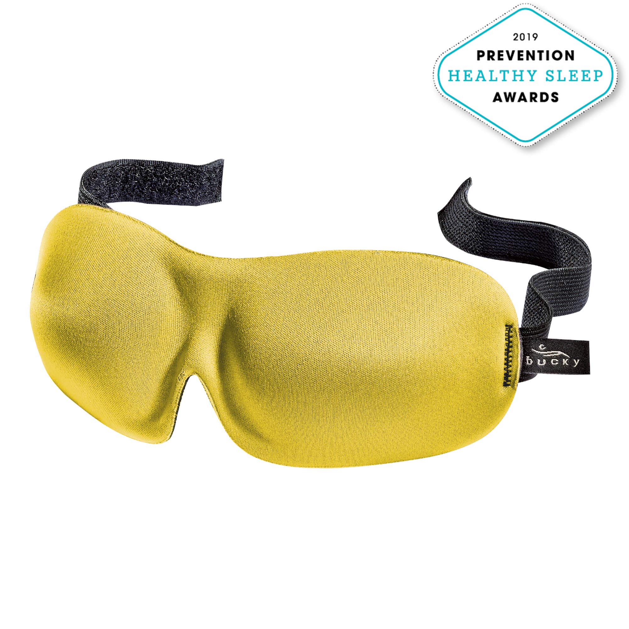 Bucky 40 Blinks No Pressure Solid Eye Mask for Sleep & Travel, Gold, One Size, Gold, 1 Count (Pack of 1), 40 Blinks No Pressure Eye Mask for Travel & Sleep
