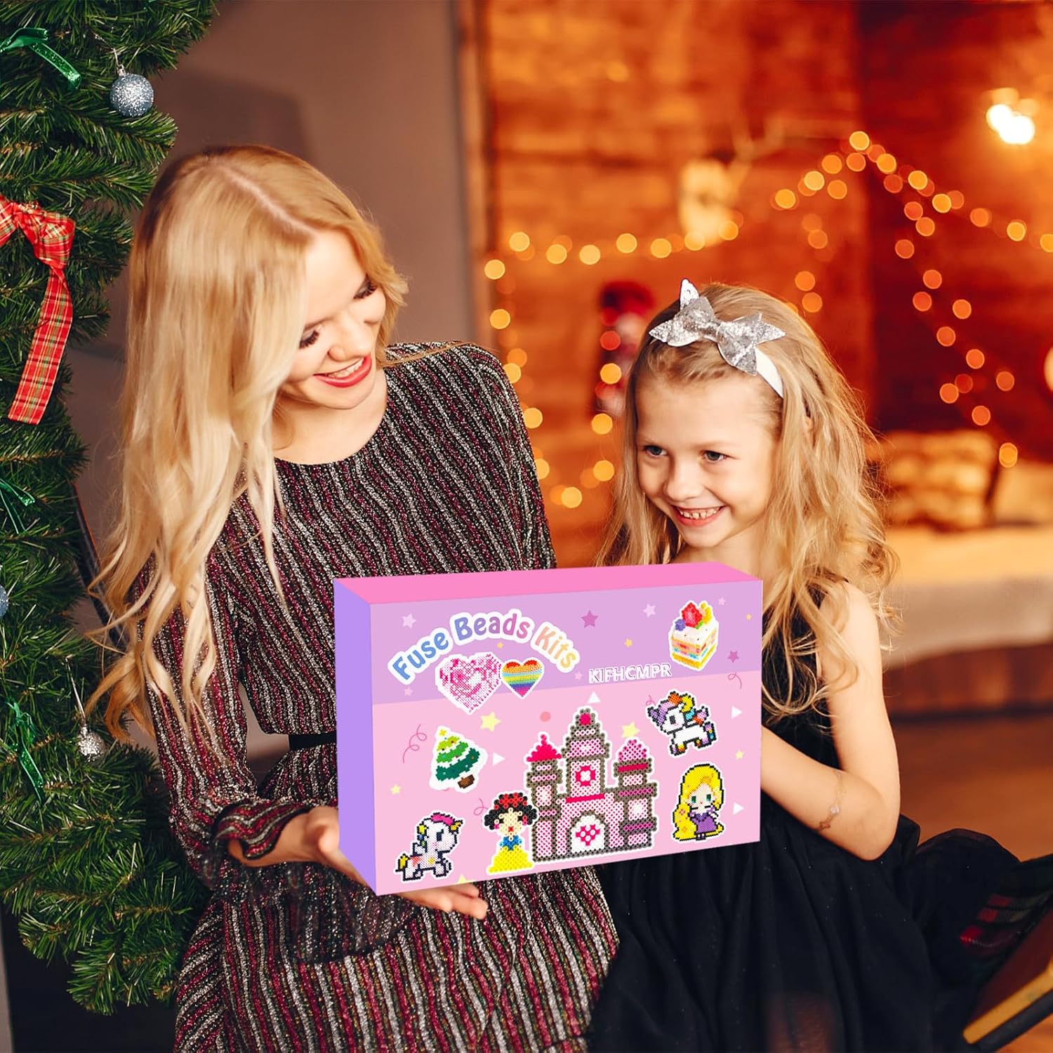 5mm Fuse Beads Kit for Kids Crafts - 48 Colors Fuse Beads Set with Pegboard,Ironing Papers and Accessories, Fuse Beads 2 Boxes,Arts and Crafts Kits for Kids, Christmas Birthday Gift for Girls & Boys - Image 8