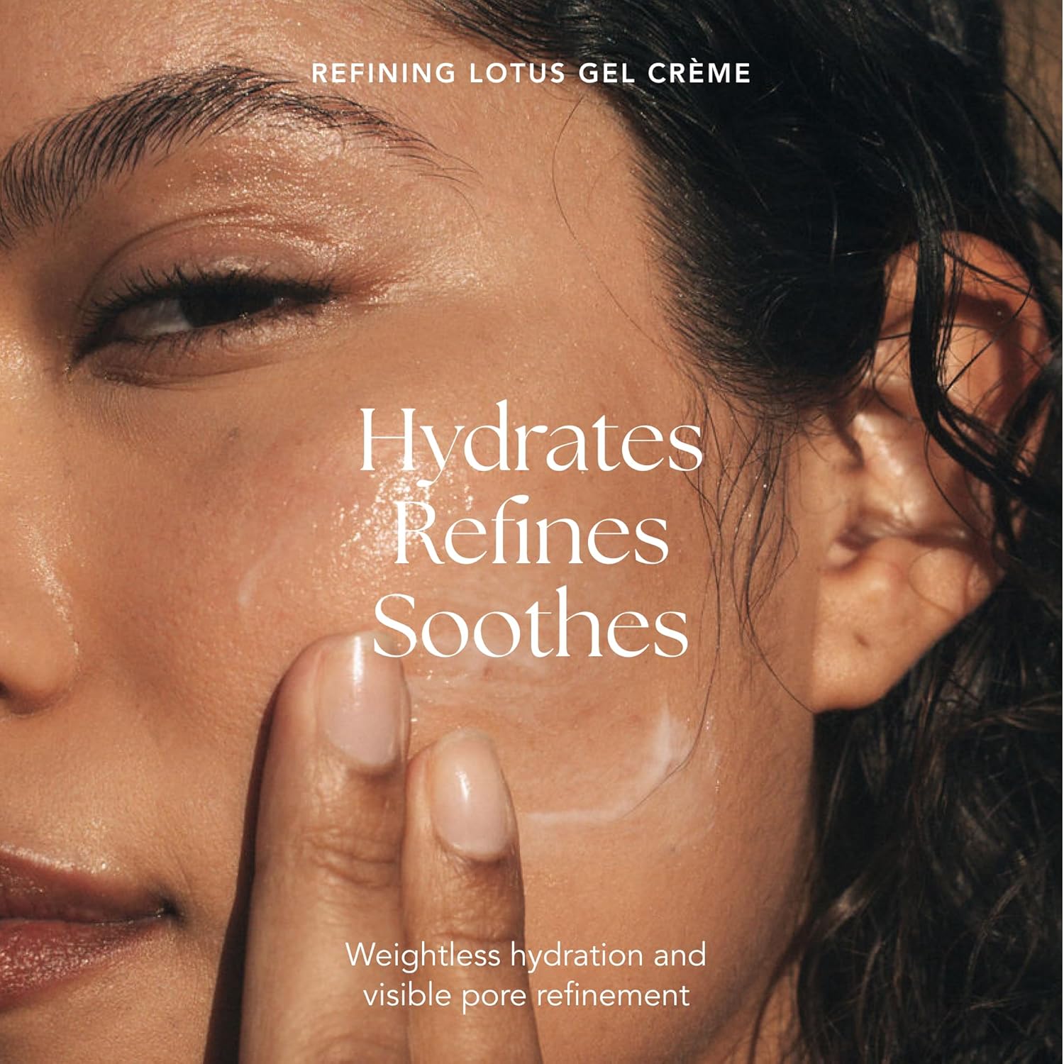 RANAVAT Refining Lotus Gel Cream - Hydrating Gel Moisturizer & Pore Minimizer – Improves Radiance & Texture with Hyaluronic Acid & Floral Ketoacids (1.7 oz)