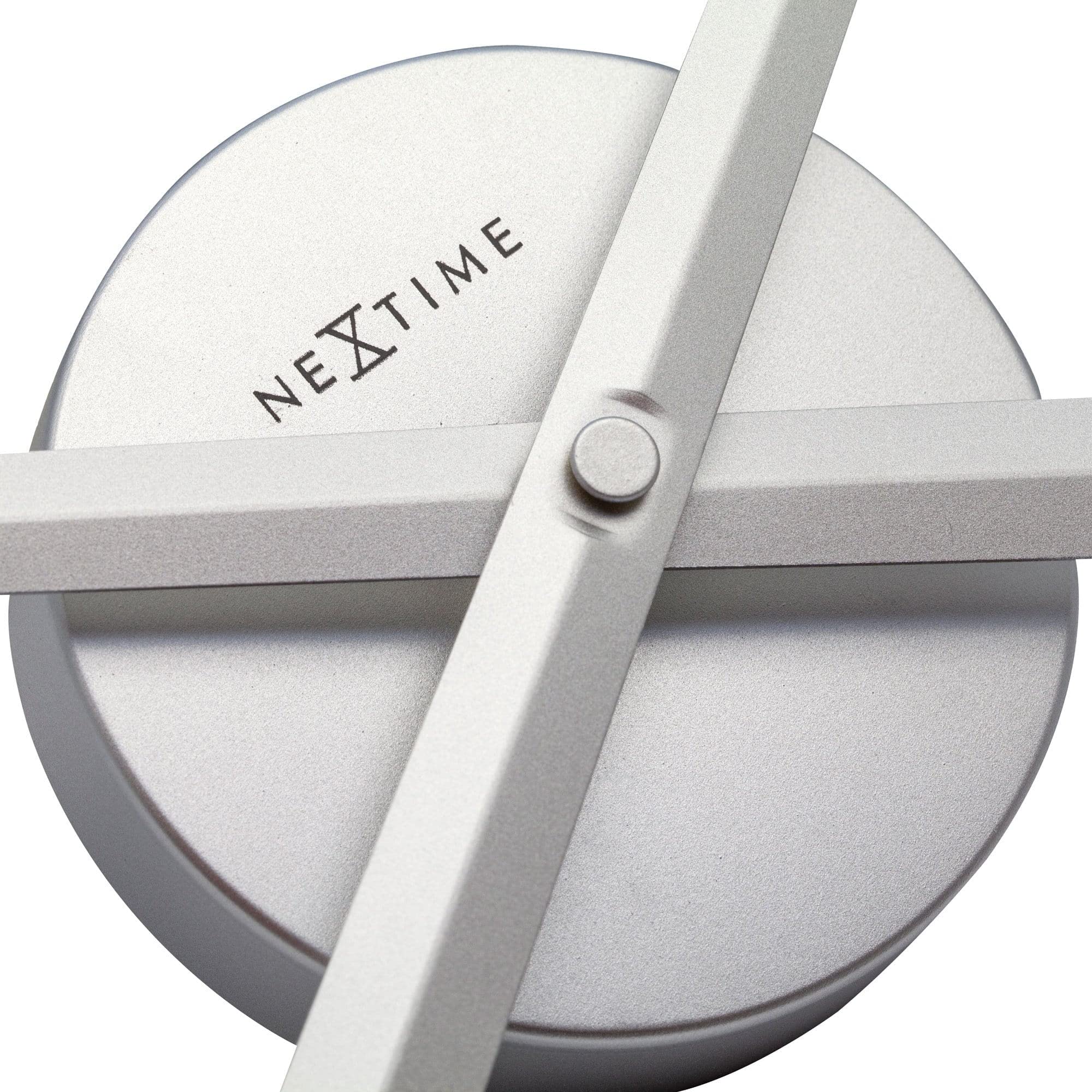 NeXtime NE-3118ZW Wandklok Dia. 70 Cm, Zwart, 'Hands