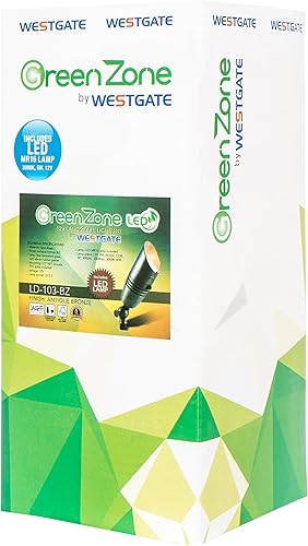Miniatura 8 de Westgate Luces LED de bajo voltaje para paisaje, foco direccional para paisaje, bombilla LED de 5 W con acabado de bronce antiguo, todos los