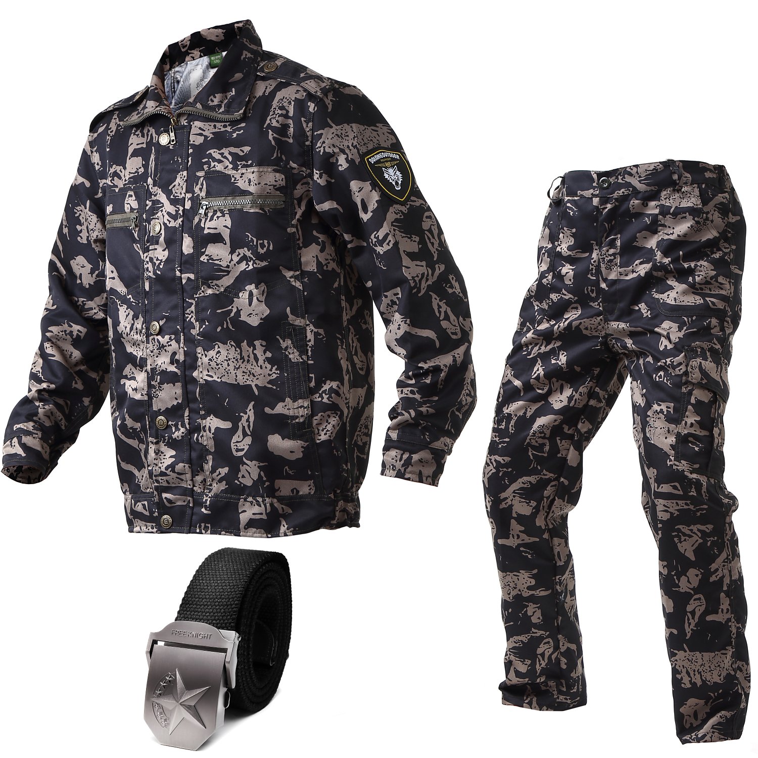 Amazon.co.jp: [Catsobat] 160-190cm 迷彩コンバット戦闘服 上下＋