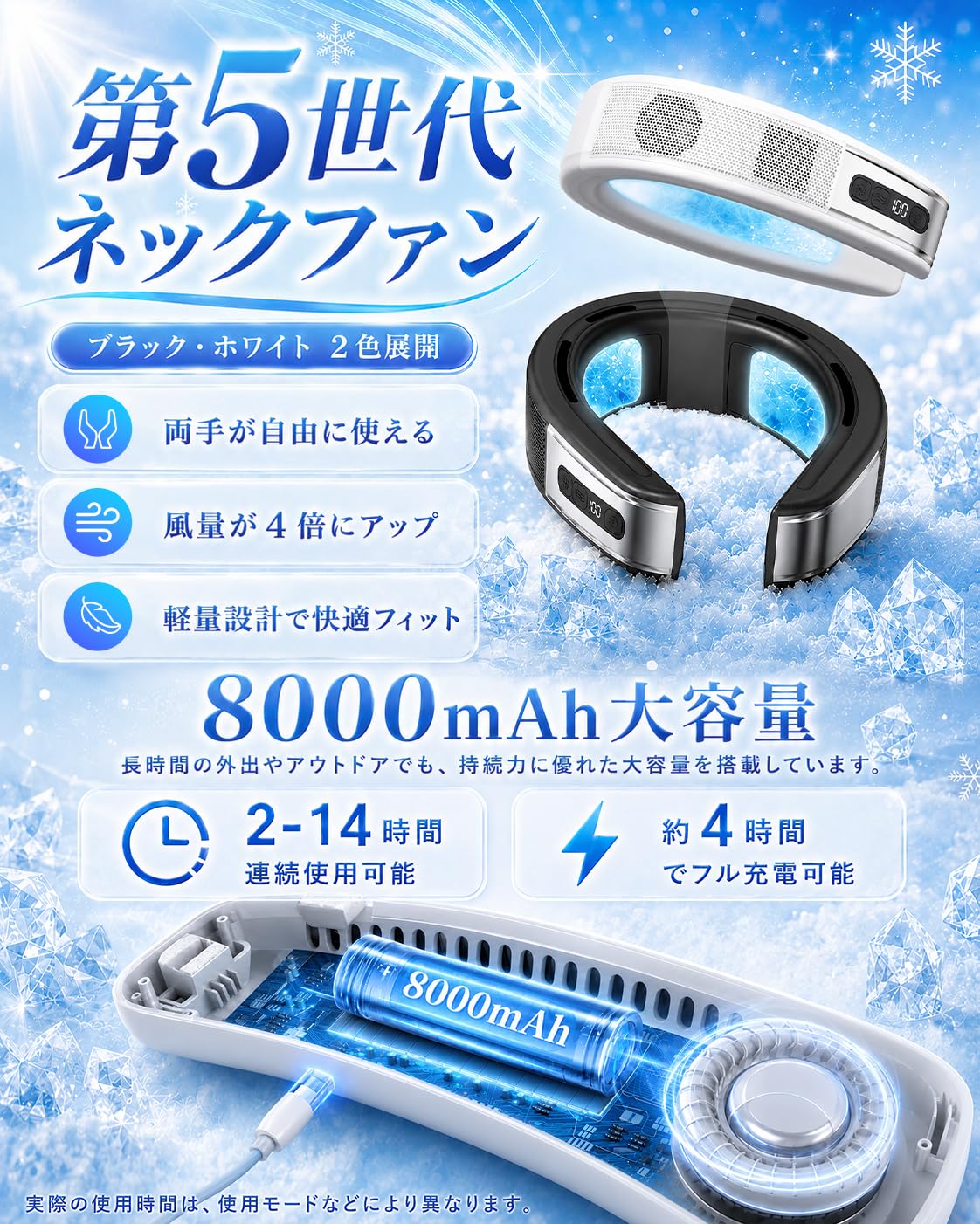 首掛け扇風機 ネッククーラー 冷却プレート【2026夏新登場・一台3役・冷暖両用 Amazon | 首掛け扇風機 ネッククーラー 冷却プレート【2026夏新登場