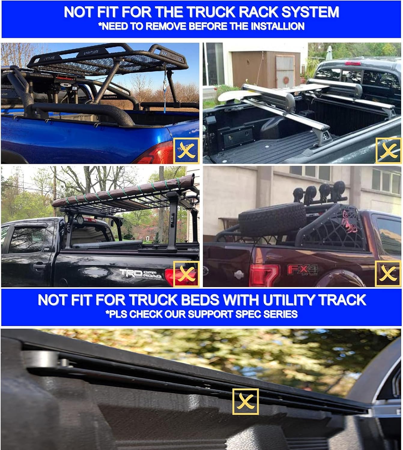 Hard Tri-Fold 5'7" Truck Bed Cover for 2009-2026 Dodge Ram 1500 | 2010-2018 Dodge Ram 2500 FRP Tonneau Cover | Fleetside Without Rambox