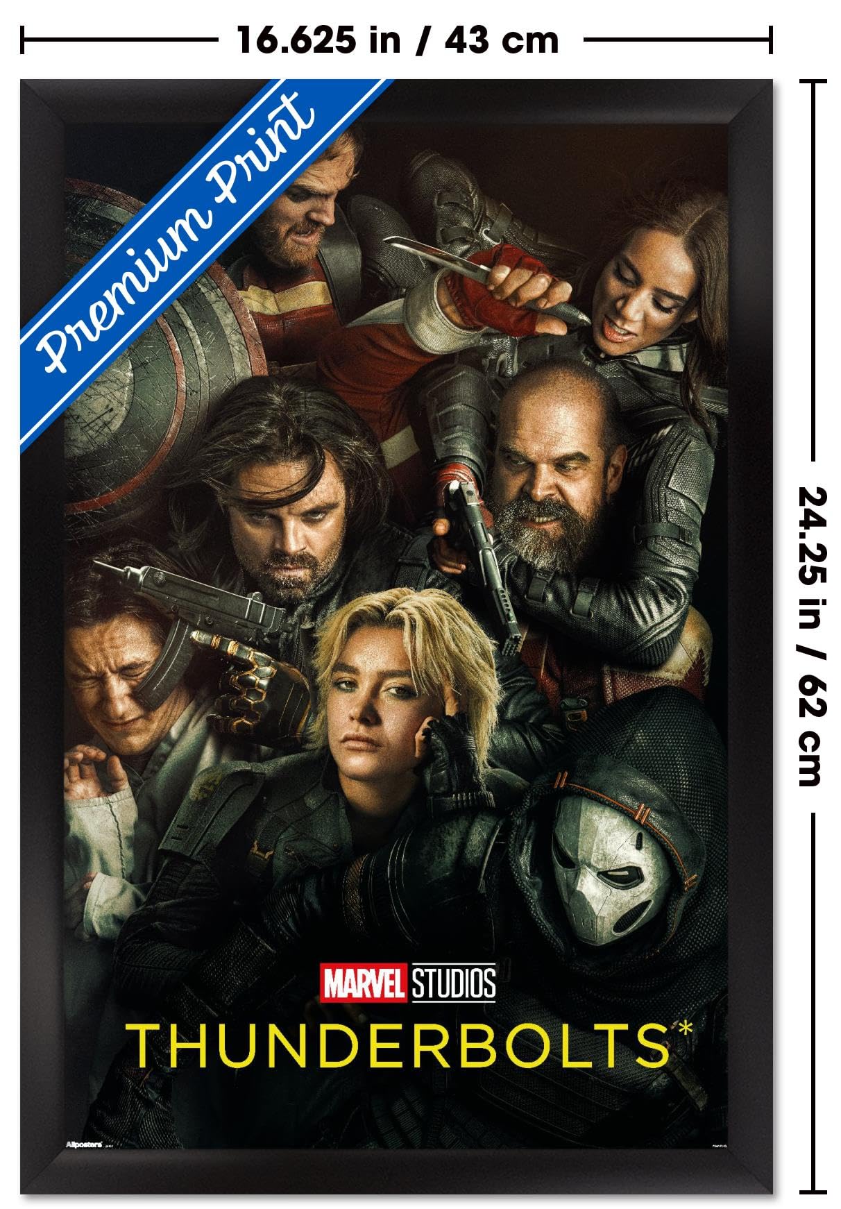 Amazon.com: Marvel Thunderbolts (2025) - Teaser One Sheet Wall