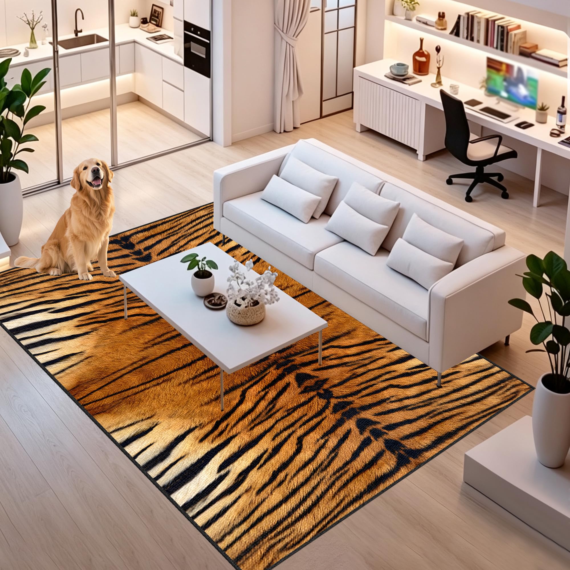 Gaming Alfombra Suelo 170 x 220 cm para Dormitorio Sala de Estar Habitación