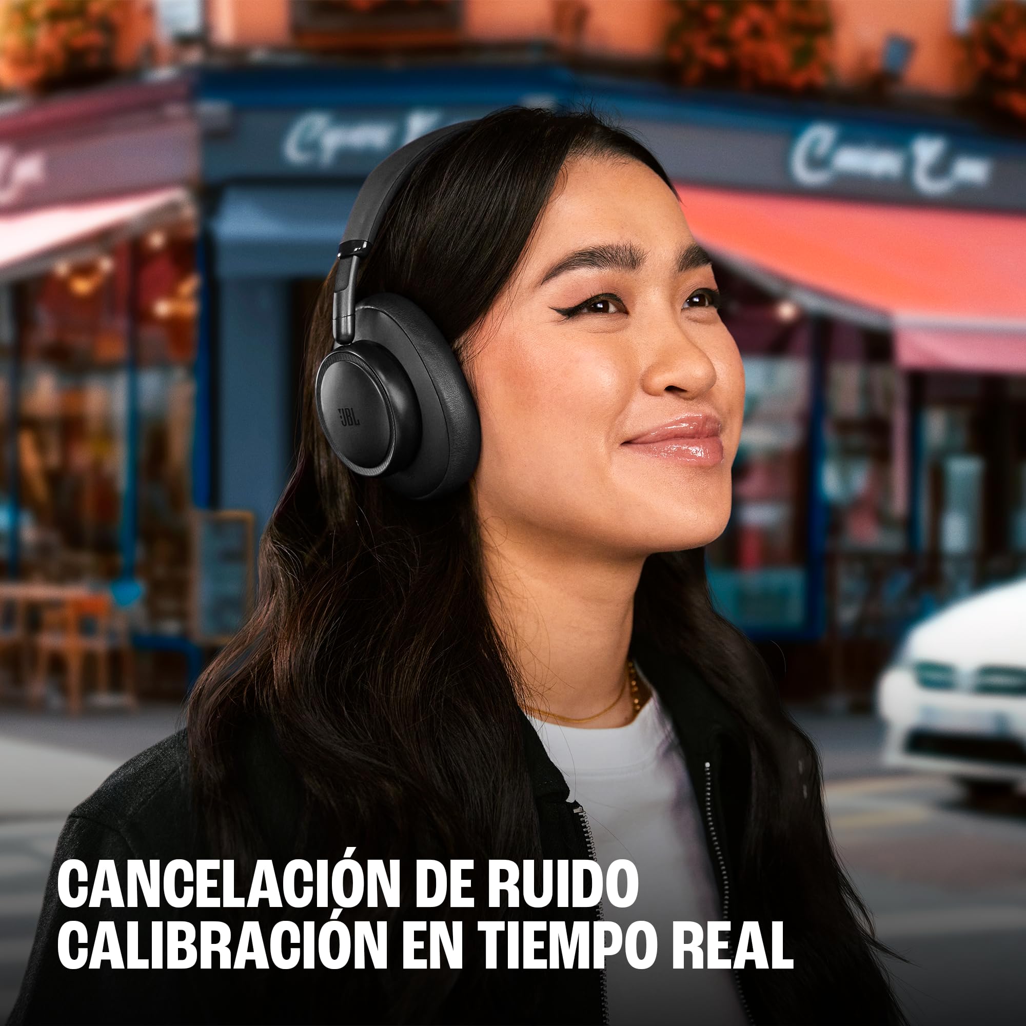 JBL Live 780NC, Auriculares Over-Ear Inalámbricos con Bluetooth, Negro | Spatial Sound, Hasta 80 Horas de Batería, Conexión Multipunto, Bluetooth 6.0, Personalizable con la Aplicación JBL Headphones