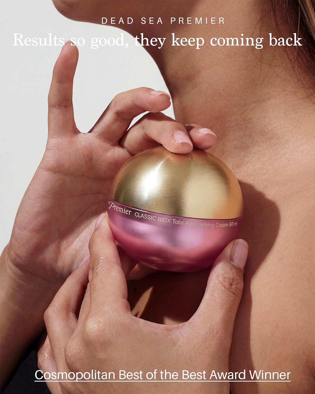 Premier Dead Sea BIOX total age defying cream, face moisturizer, Anti Aging face Cream, Intensive Wrinkle cream firming skin care, Classic collection, retinol Cream Lotion 2.4 Fl.Oz - Image 5