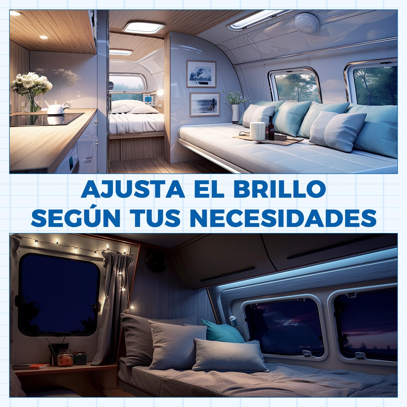 Reguladores de Intensidad DC 12-24V PWM con Pantalla Digital, Atenuador Dimmer LED para Caravanas, Barcos y Bombillas LED Regulables