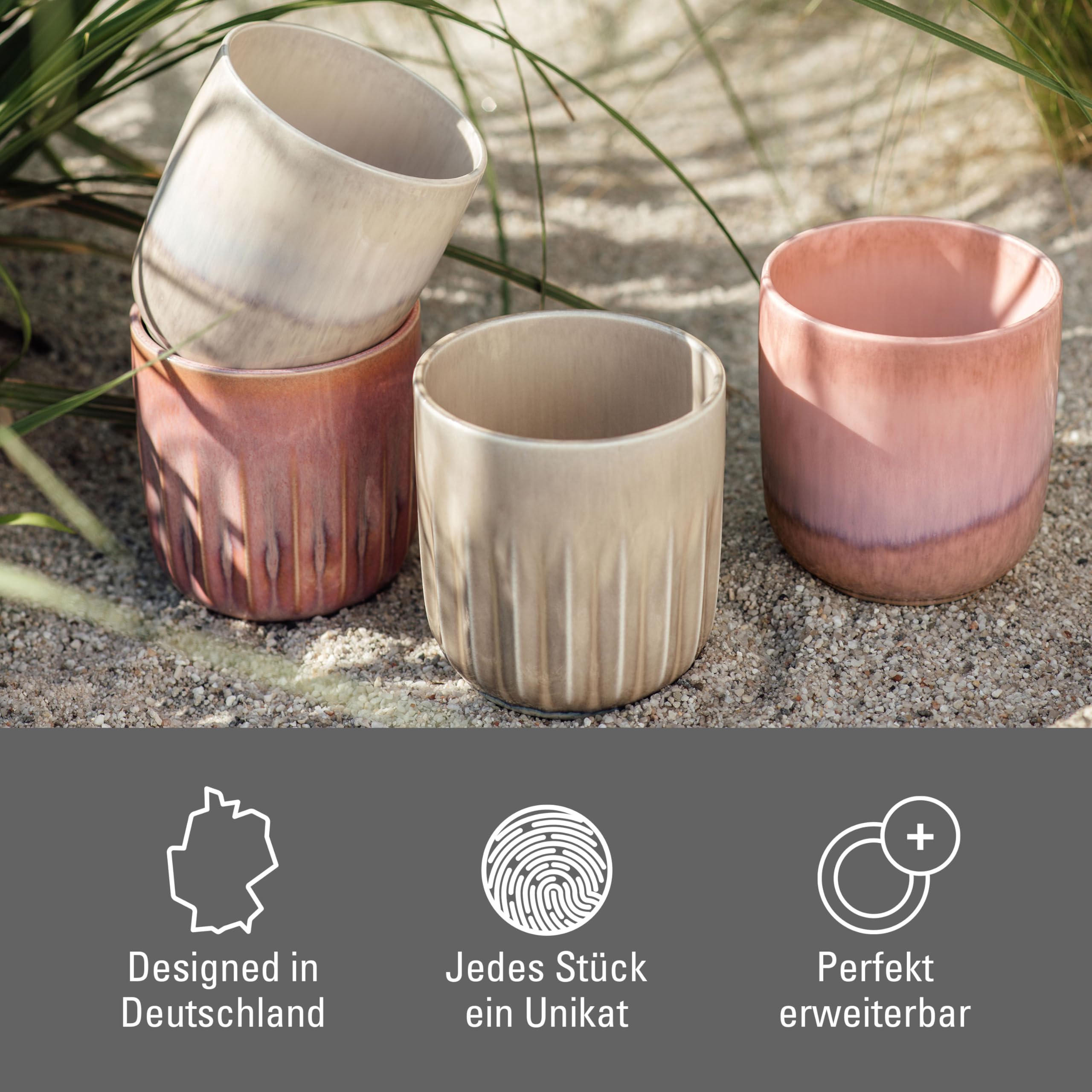 Serveerschaal Like by Villeroy & Boch Perlemor Coral