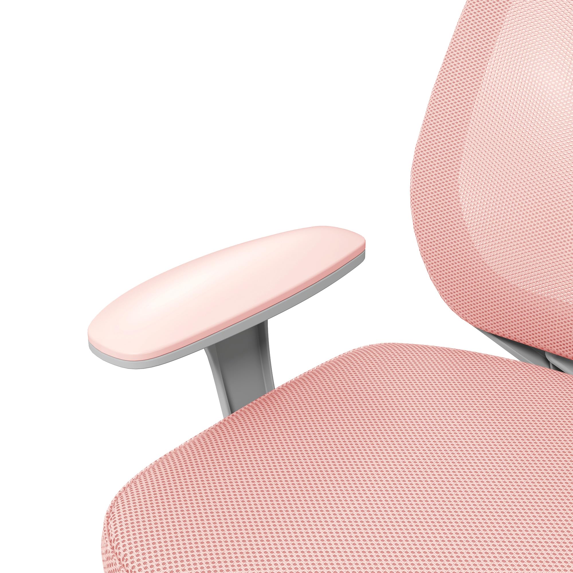 Vinsetto Fauteuil de Bureau, Hauteur Réglable, Dossier Moyen, Rose