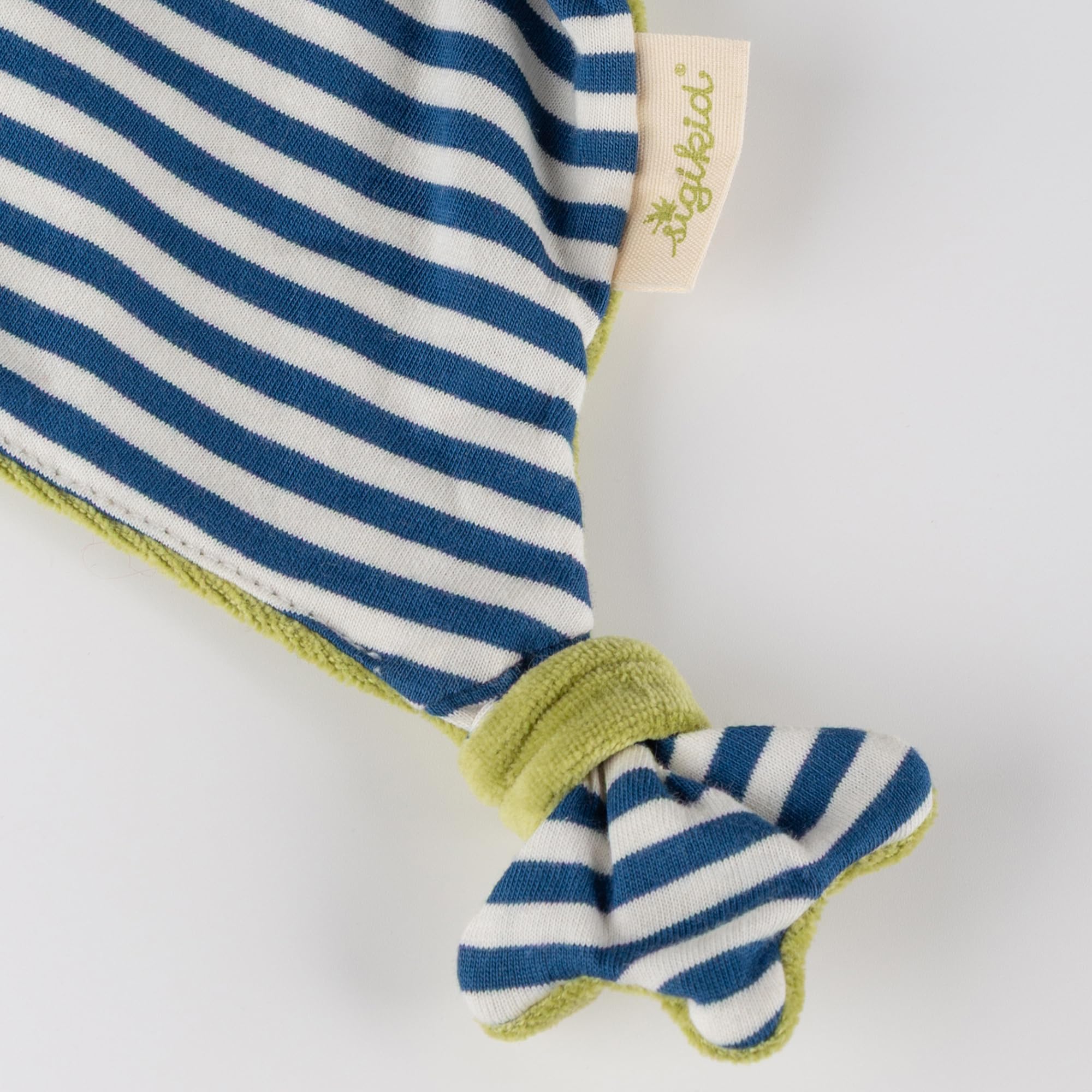 SIGIKID Schnuffeltuch Frosch aus Biobaumwolle - Baby Schmusetuch - Spielzeug Stofftier Kuscheltier – Stofftuch für Neugeborene - Plüschtier zum Trösten für Babys und Kleinkinder – Made in Europe – 0+