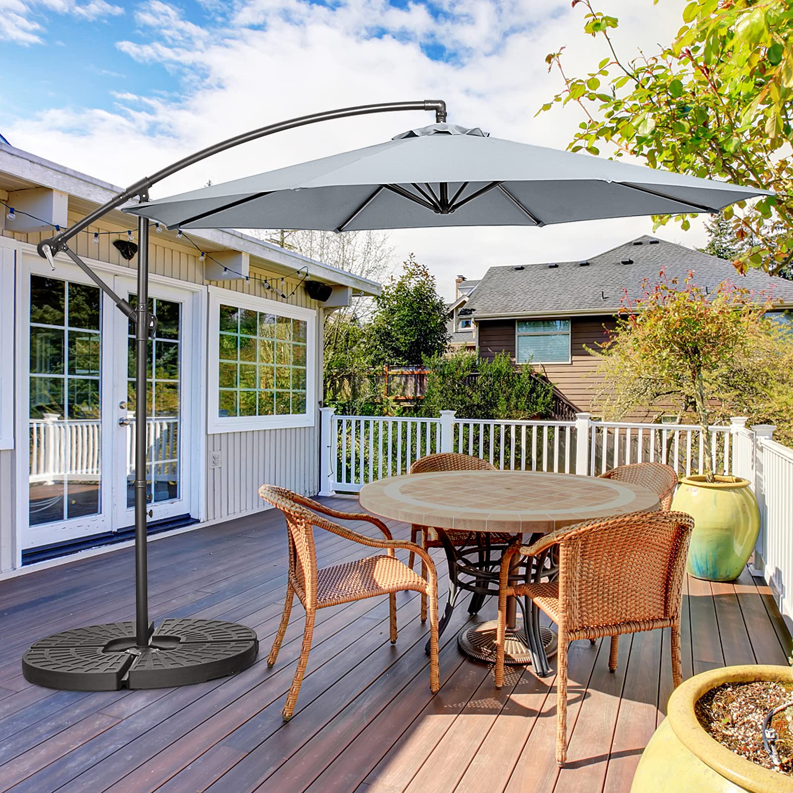 best tilting umbrella for patio Best Selection Tilt Patio Umbrellas - Galtech 9 FT Manual Tilt featuring  Sunbrella