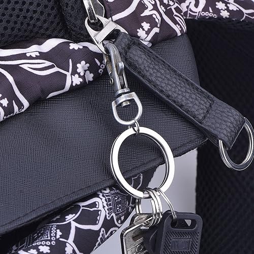 Miniatura 7 de Outus Paquete de 5 llaveros de titanio divididos, llaveros divididos para llaves de automóvil para el hogar (1.25 pulgadas/1.260 in)