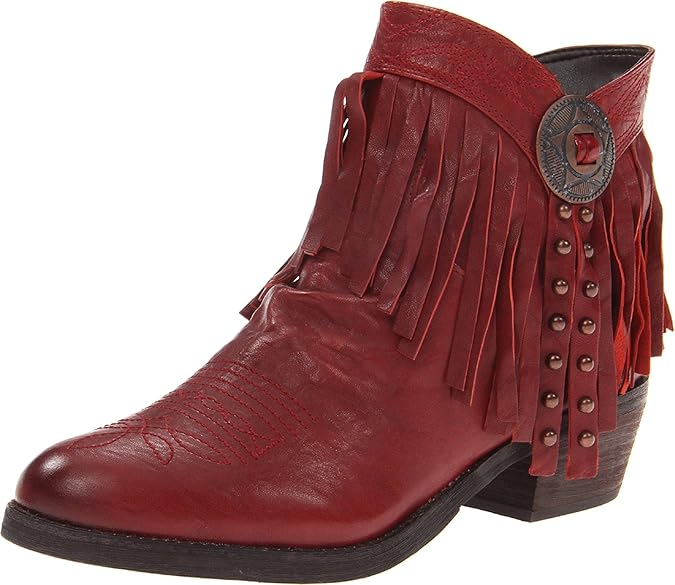 sam edelman sidney fringe ankle boot
