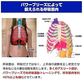 なぽ　パワーブリーズ呼吸筋トレーニング【日本正規品 なぽ様専用 パワーブリーズ呼吸筋トレーニング【日本正規品