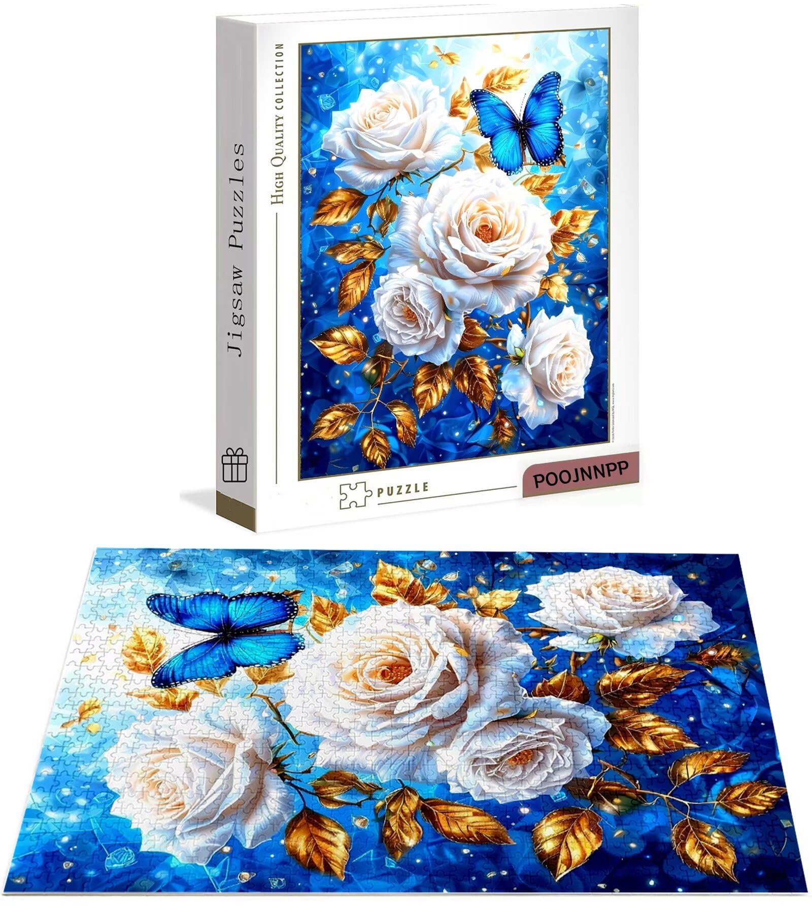Puzzle 5000 Pezzi per Adulti Ragazzi, 3 4 5 Anni Puzzle Farfalla 6 7 8 Anni Giochi Educativi Sostenibili Con Motivi Per Adulti Da Gioco in Legno Di Alta Qualità Jigsaw Rosa per Gioco Familiare B-8783