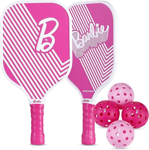 Miniatura 8 de Sonic - Paquete de pickleball de madera, incluye 2 paletas de madera y 4 bolas para exteriores, juego de paletas duraderas para principiantes