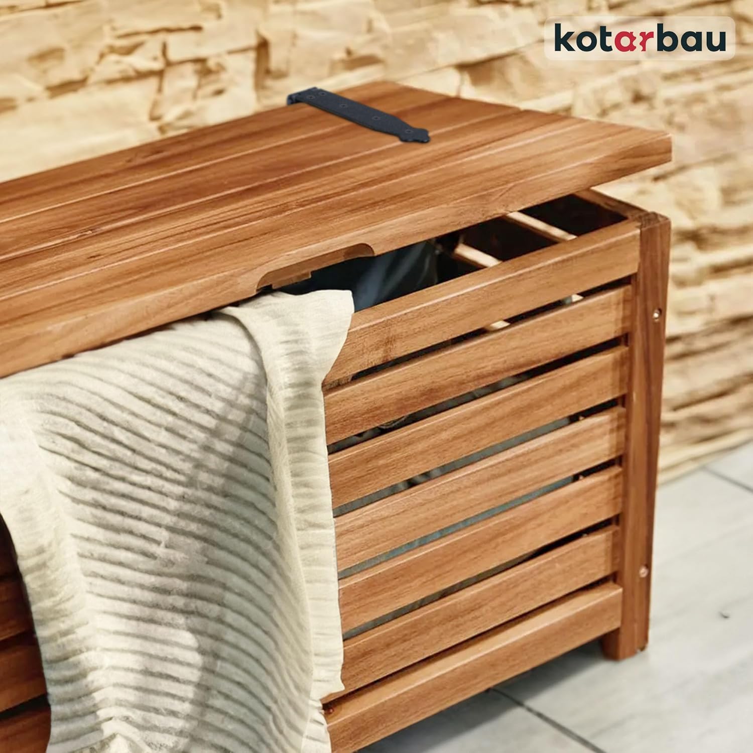 KOTARBAU 5904994083511 T-Scharnier gate Fittings, Black, 100 x 150 x 35 mm