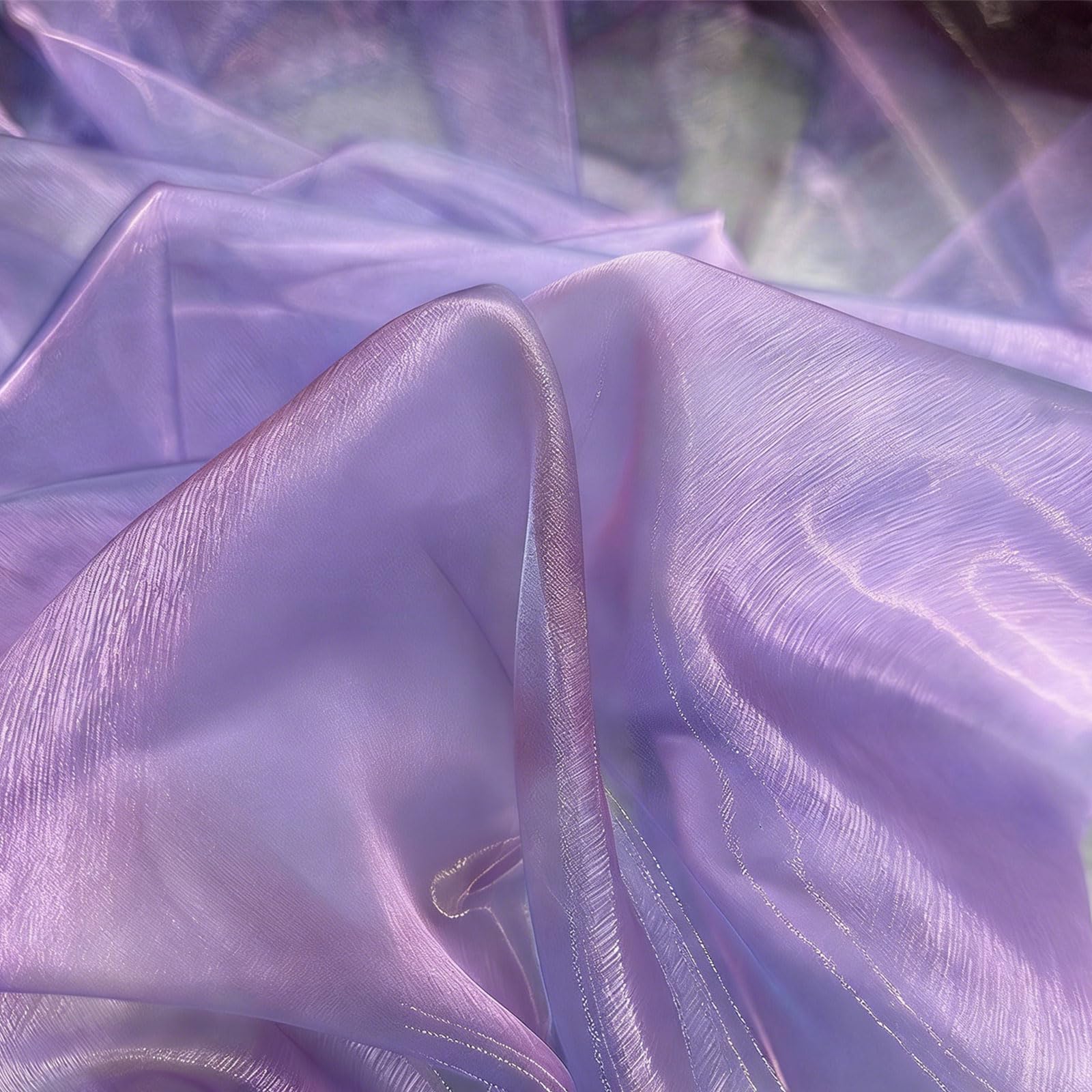 ZEPFJHE Portable Breathable Metallic Sheer Cloth Ideal for Craft Projects Craft Supplies