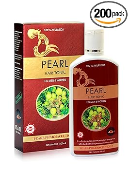 Pearl Hair Tonic 100% Ayurveda 100ml bottle