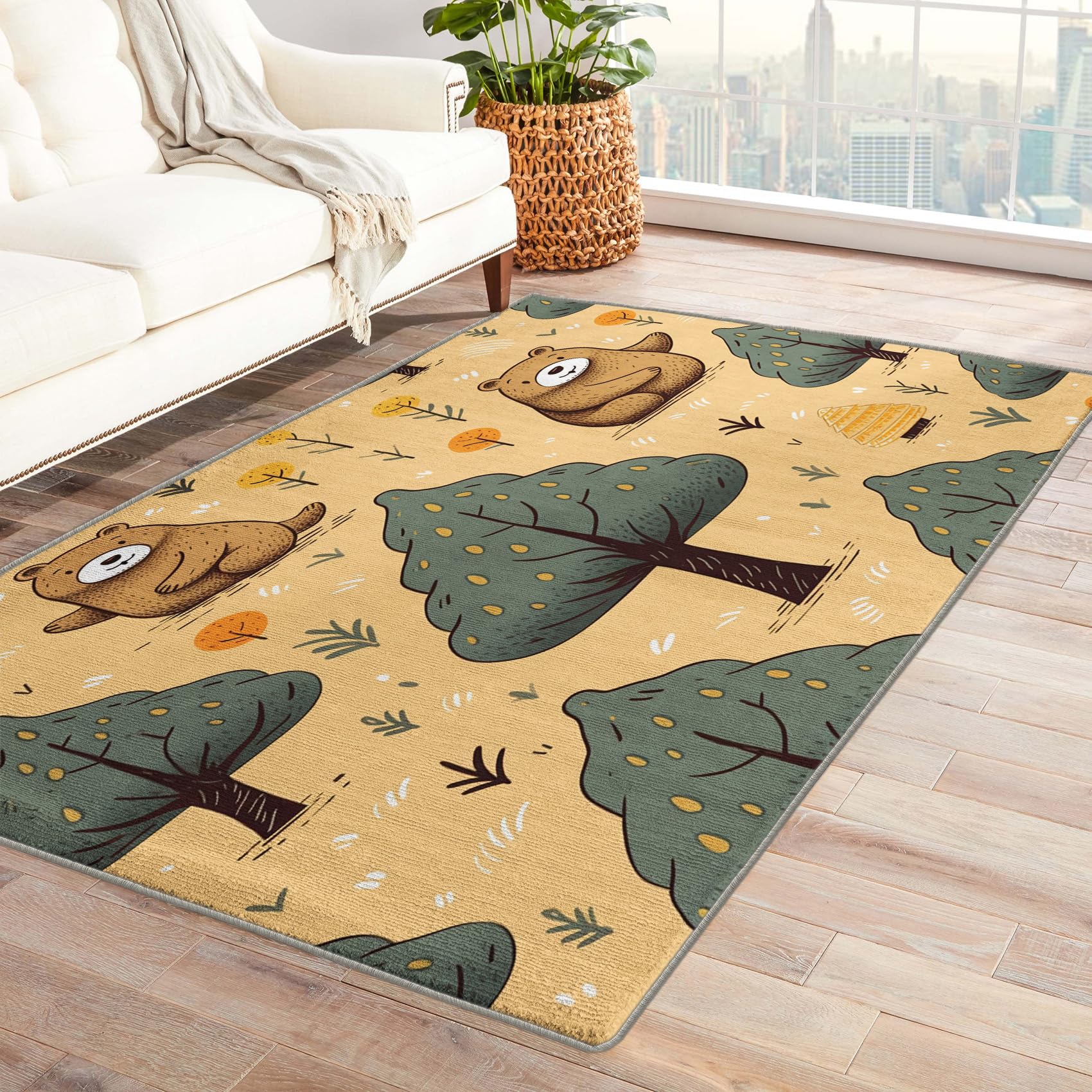 Amazon.com: Kids Rug & Home Decor - 2x3 Rug, Woodland Forest