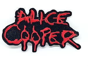 Patch Embroidered / écusson Thermocollant Alice Cooper - Rock Métal Patches