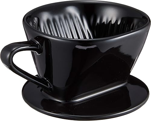 Miniatura 2 de Bonmac Gotero de café con cuchara medidora, 1-2 tazas, CD-1B, negro #813002