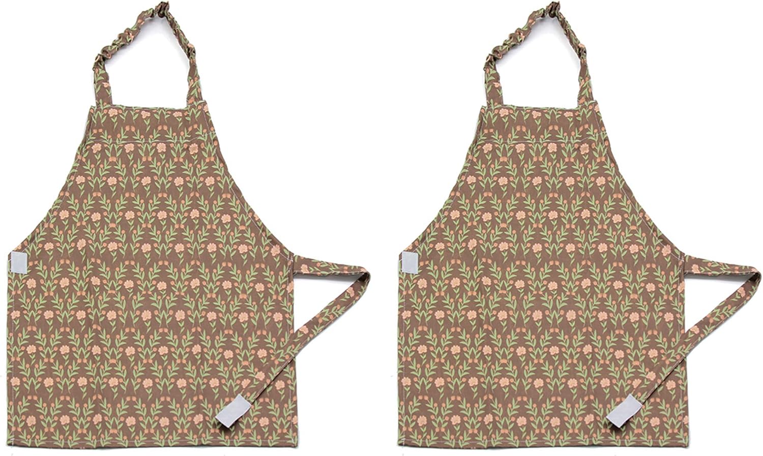 Montessori Kids Apron 2 Pack Ages 3–6, Waterproof & Breathable, Elastic Neck, Practical Life Activities
