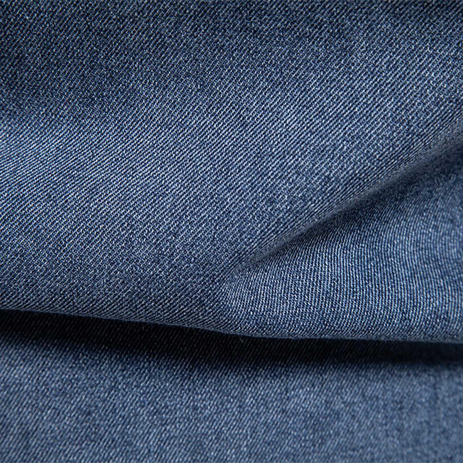 Camicia a Jeans Da Uomo, Camicia Denim Jeans Uomo, Denim Regular Cotone Camicia Western Casual Lavoro Camicie Elegante Maniche Lungo Vestibilita Camicia Uomo Slim Fit No Stiro Camicia Button-Down Uomo