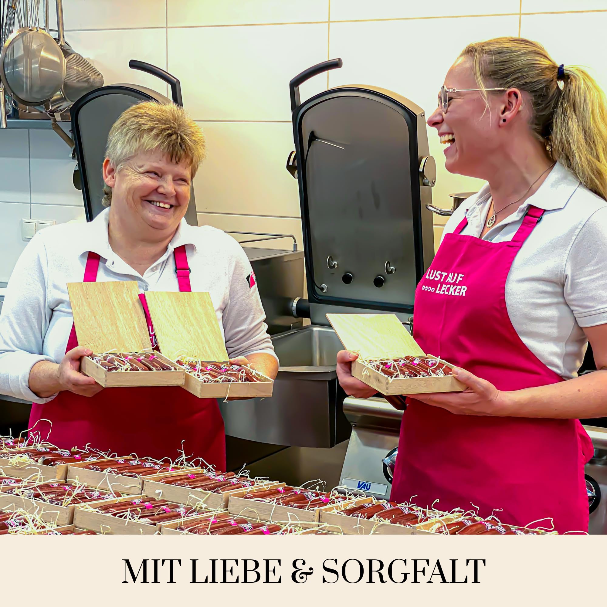 Cigare de saucisse de salami dans un coffret cadeau noble comme cadeau extraordinaire pour les hommes | cadeau drôle | Idées cadeaux de viande | Mini snack à la saucisse de Bavière - Allemagne