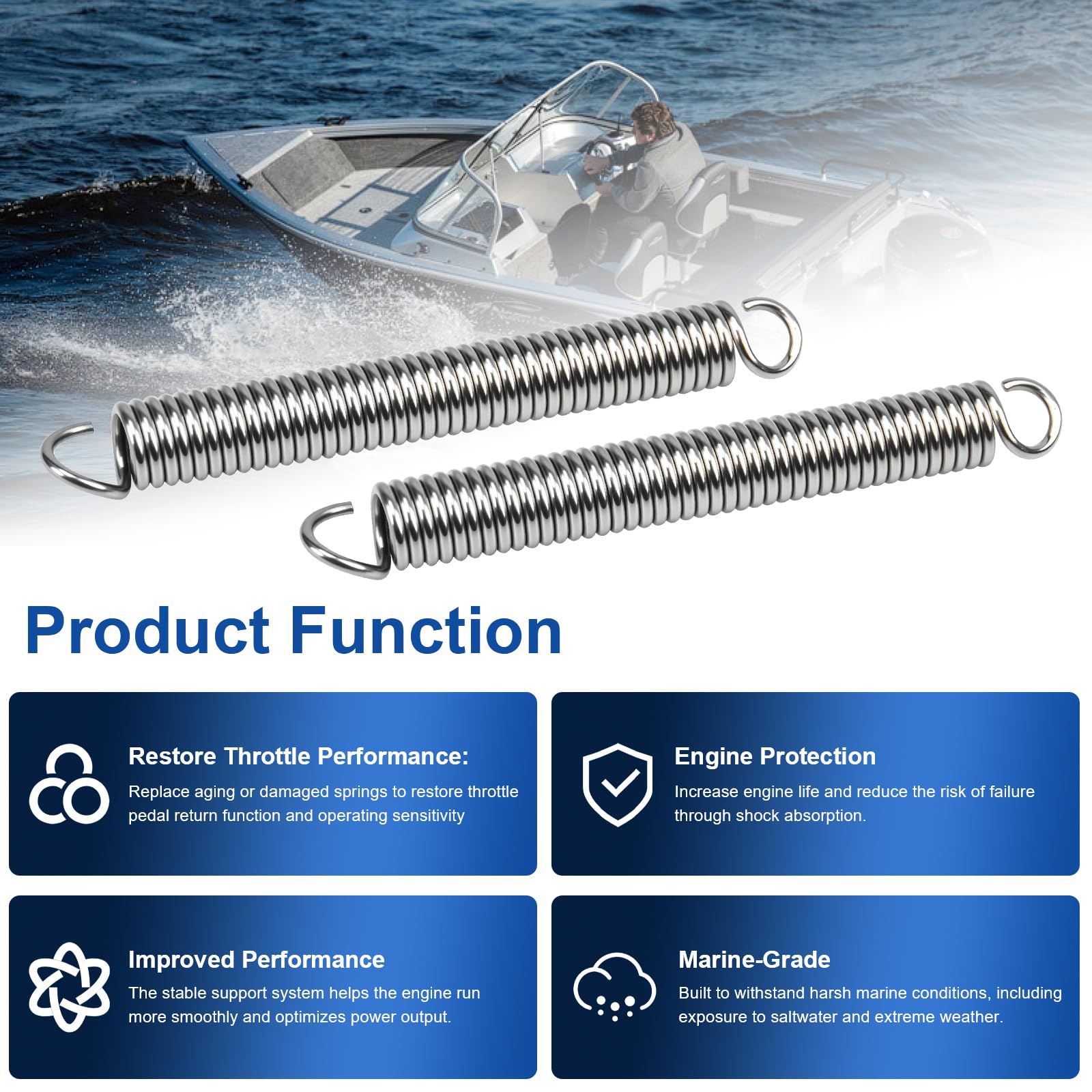 Mariene Spring Snapklik.com : Hot Foot Spring Replacement Kit For TH Marine Spring STD ...