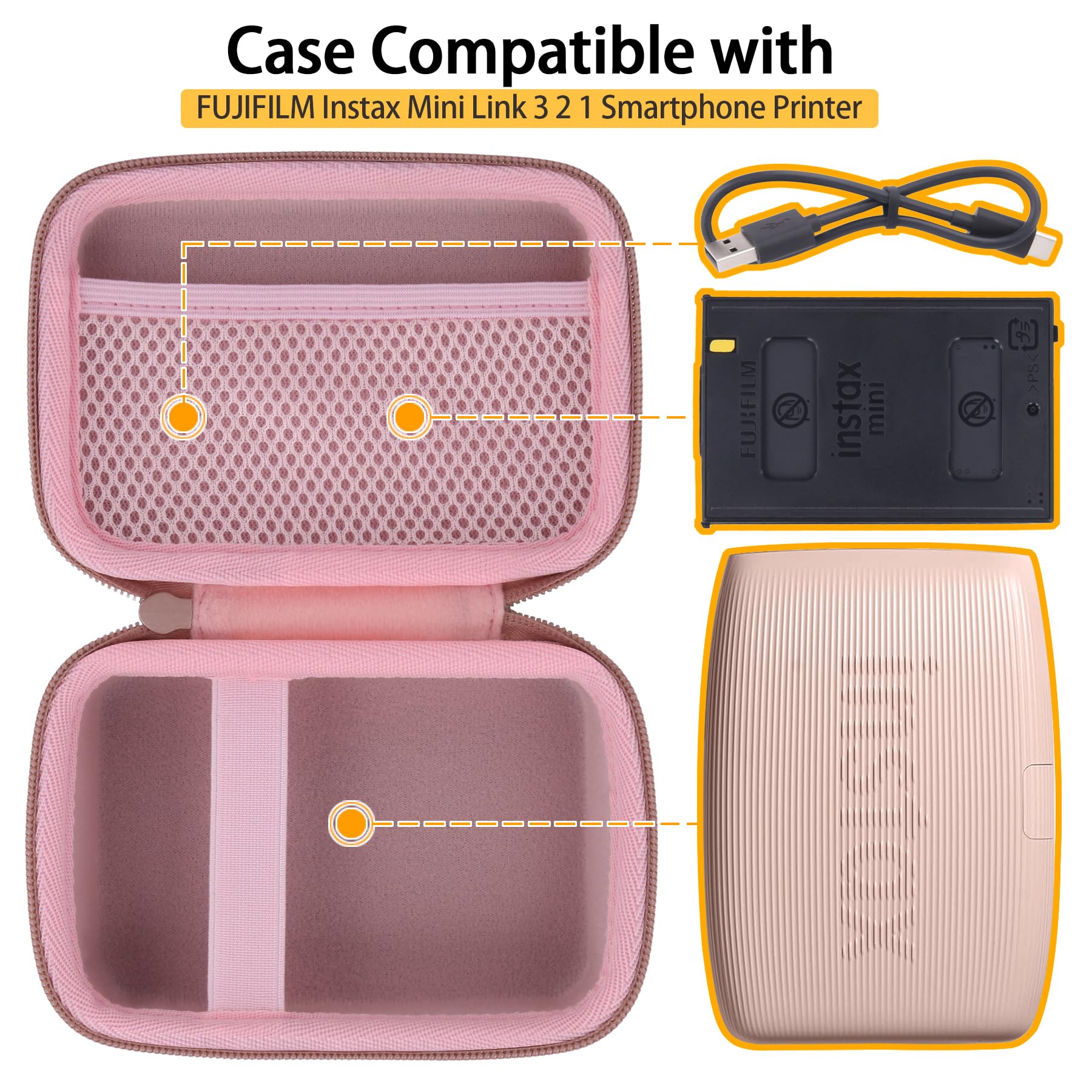 Amazon.com : co2CREA Hard Travel Case Replacement for Fujifilm